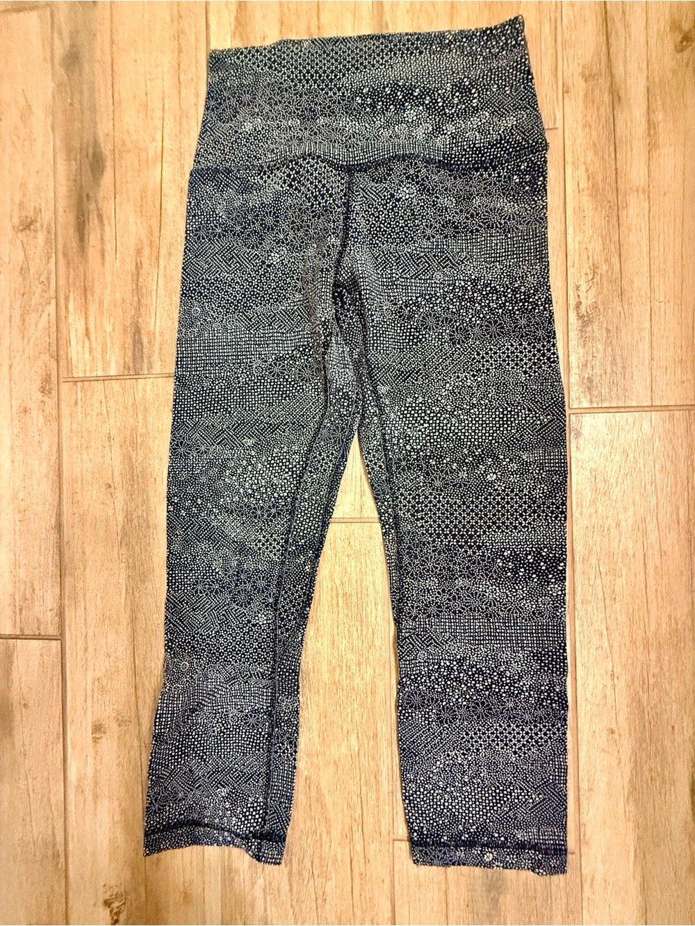 lululemon athletica Black & White Patterned Leggings
